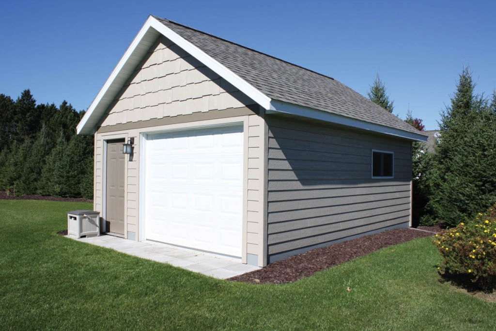 Revamped Shed Diamond Kote® Siding System