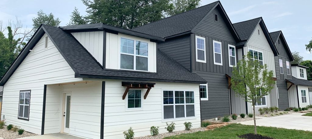 board and batten, lap siding, shake siding