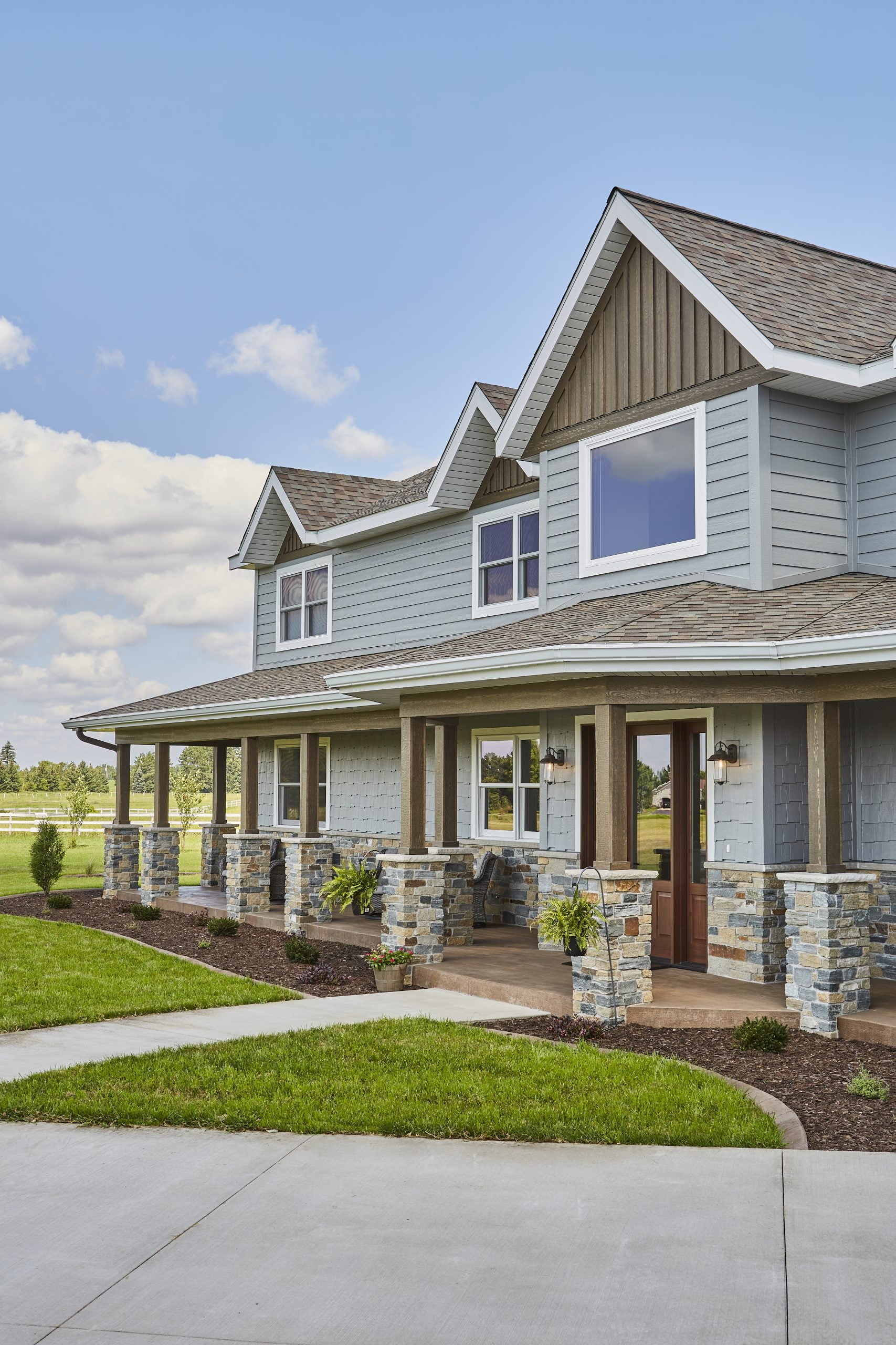 rustic countryside home