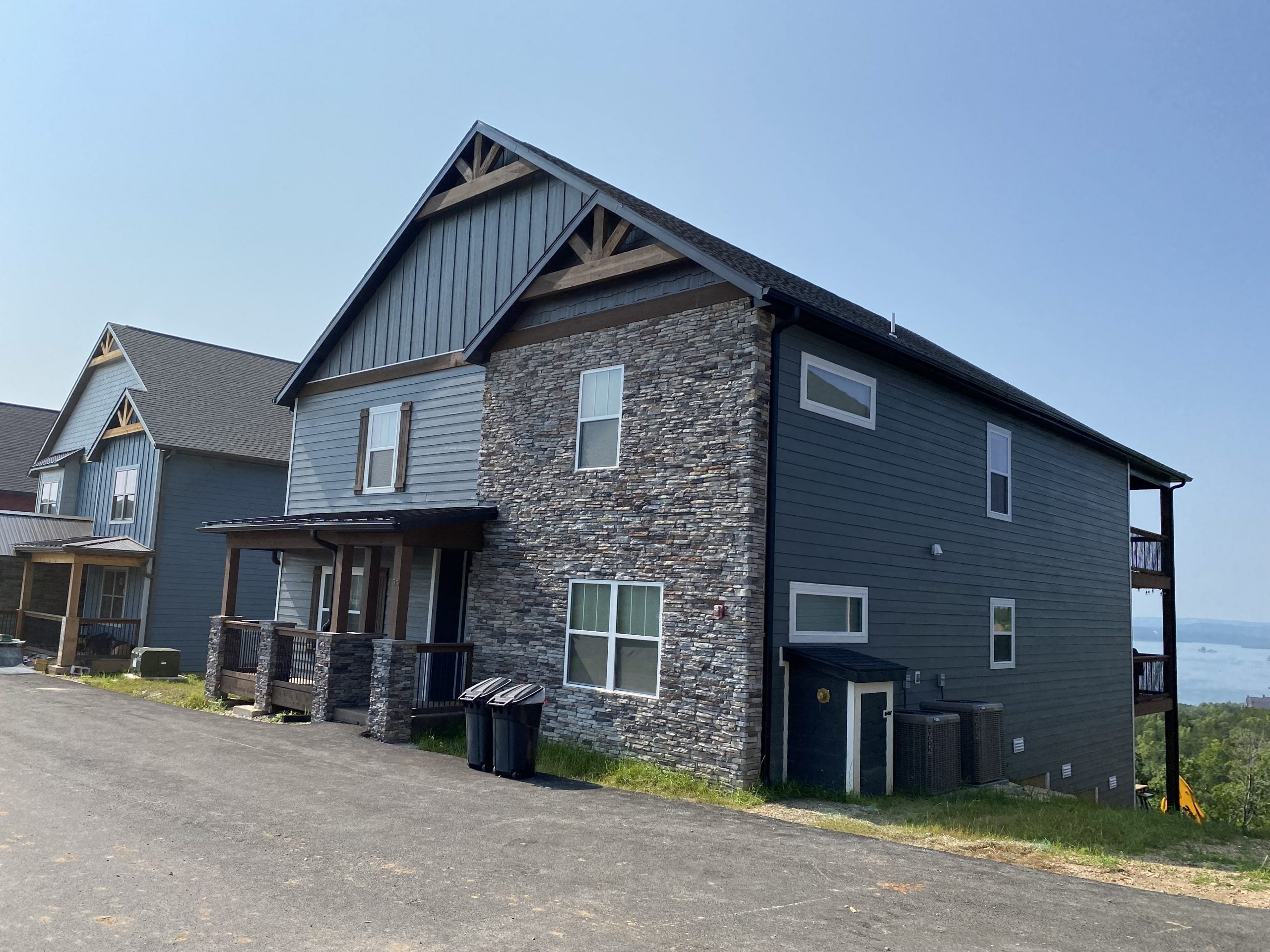 gray lake house villa