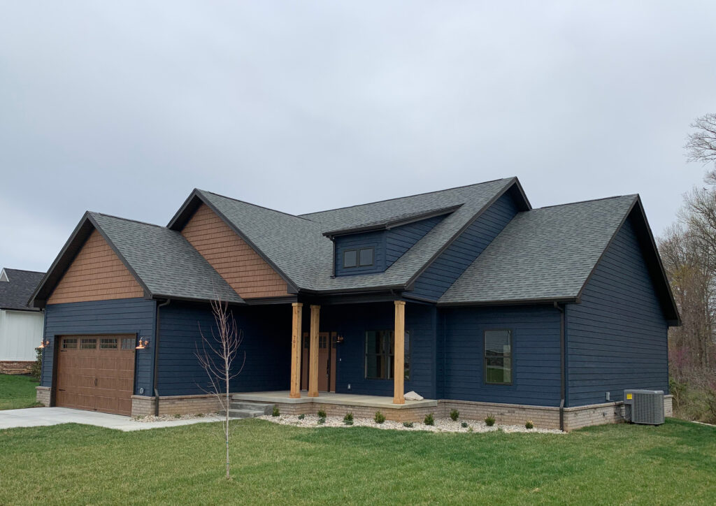 Midnight Blues Diamond Kote® Siding System