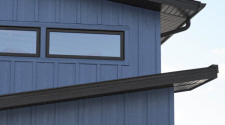 diamond kote board and batten siding in cascade