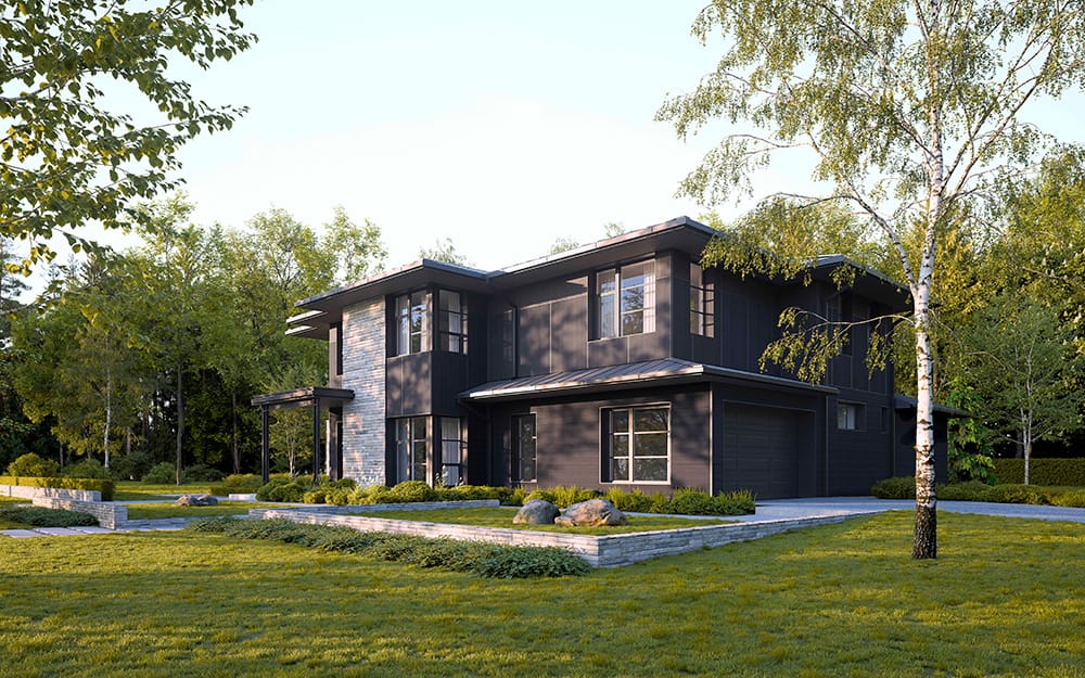 contemporary home in the pacific northwest