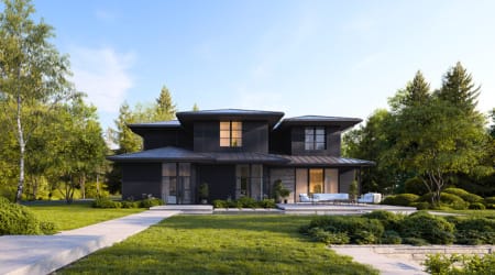 large contemporary home