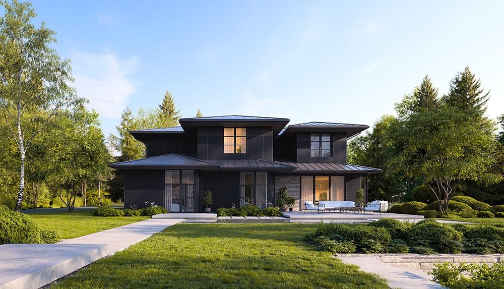 large contemporary home